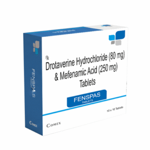 FENSPAS (Tablet) – Drotaverine 80mg and Mefenamic Acid 250mg      | By Gynaemex Care
