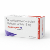 NORPROGEN-15 (Tablet) – Norethisterone 15mg  (Controlled Release )        | By Gynaemex Care