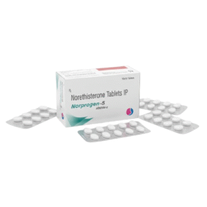 NORPROGEN-5 (Tablet) – Norethisterone 5mg        | By Gynaemex Care