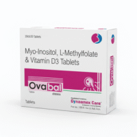 OVABAL (Tablet) – Myo-inositol 1000mg, L-Methylfolate 0.5ng & Vitamin D3 400 I.U  | By Gynaemex Care