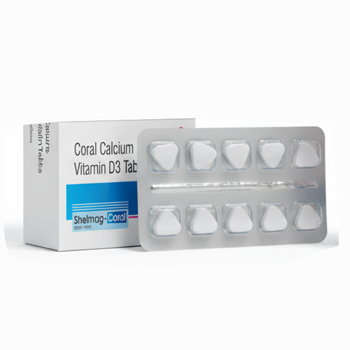 SHELMAG-CORAL (Tablet) – Coral Calcium 750mg Eq. to Calcium 225mg &  Vitamin D3 500 IU | ByGynaemex Care