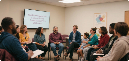Group of people in a meeting