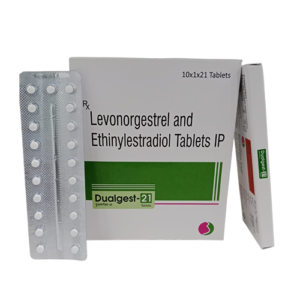 DUALGEST-21 (Tablet) – Levonorgest 0.15mg & Ethinyl Estradiol 0.03mg    | By Gynaemex Care