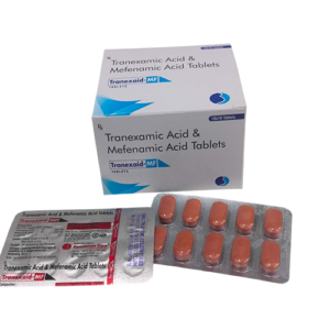 TRANEXAID-MF (Tablet) – Tranexamic Acid 500mg & Mefenamic Acid 250mg           | By Gynaemex Care